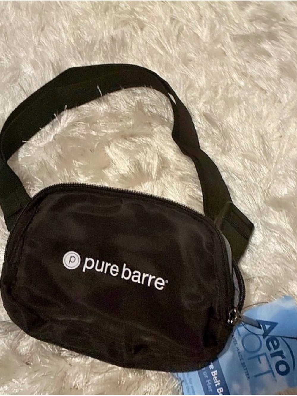 Pure Barre Black Waist Pack Belt Bag